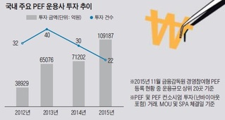 PEF 운용사 투자경쟁, 올해 더 치열해진다