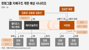 한화그룹, 에이치솔루션 3형제 지분 분산 가능성 커졌다