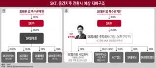 SKT 중간지주 윤곽, 31일 비공개 간담회서 "물적분할후 통신사 상장" 밝혀