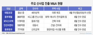 인수의지 높고 경쟁제한 없고...신사업 M&A서 성과내는 기업들