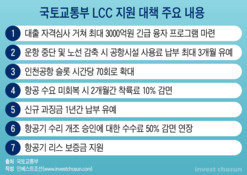 자격심사 거친 LCC에 3000억 지원…국토부 향후 배분 따라 뒤탈 예고