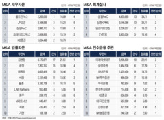 푸르덴셜생명이 가른 상반기 M&A 자문…JP모건 두각