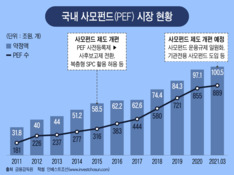 훌쩍 커진 사모펀드 존재감…국내 자본시장의 예속화 시작됐다