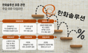 금감원이 제동 건 한화솔루션, 유상증자 규모 축소 가닥