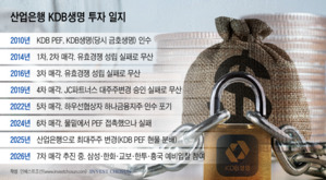 KDB생명 흥행의 역설...경쟁 붙을수록 원매자는 줄어든다