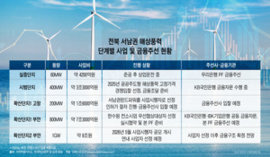 생산적금융 성적표 된 해상풍력…은행권, 서남권 2.4GW 조달전 본격화